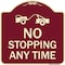 Signmission No Stopping Anytime W/ Tow Away Graphic Heavy-Gauge Aluminum Sign, 18" x 18", BU-1818-23581 A-DES-BU-1818-23581 - alternate 1